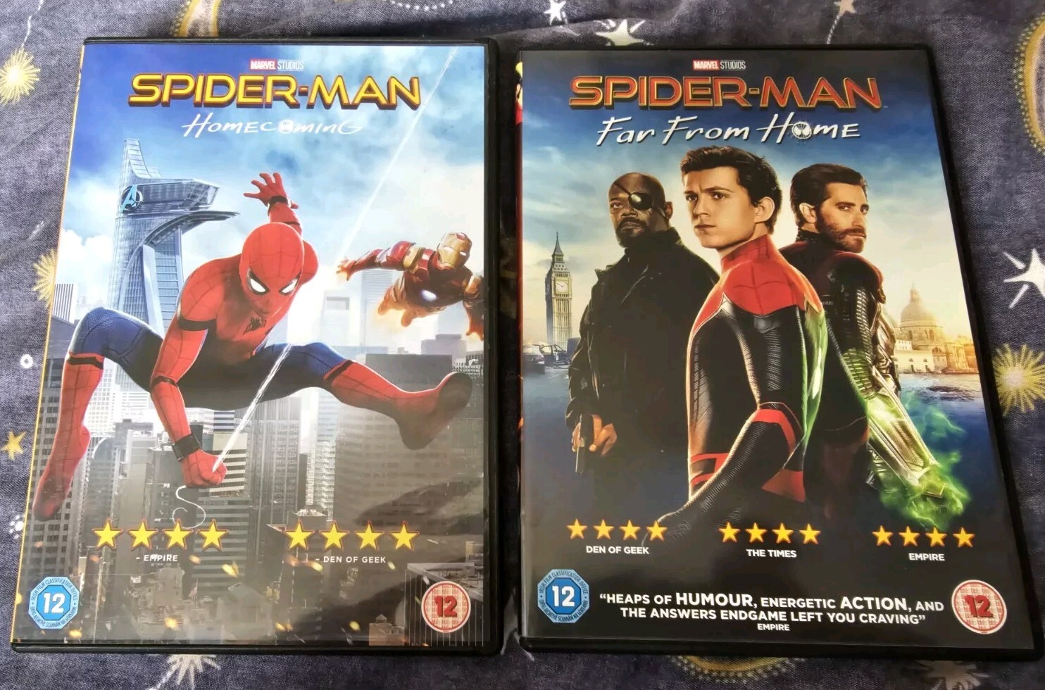 Spider-Man: Homecoming (2017) & Far from Home DVD (2019) Tom Holland