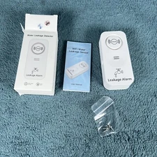 Wireless Water Detectors Battery Operated Leak Alert Water Leak Alarm 90 dB New