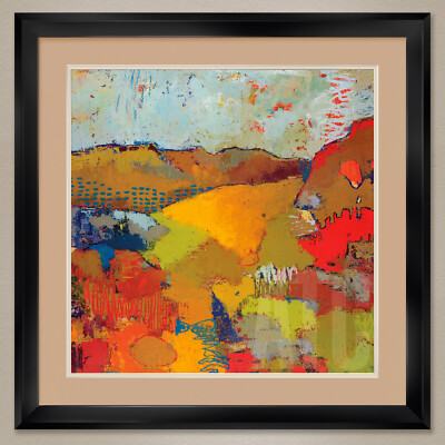 35W''x35H'': EXTRENSICUS 45 by JYLIAN GUSTLIN - DOUBLE MATTE, GLASS and FRAME