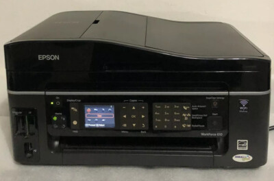 Epson Workforce 610 Wireless All-In-One Printer -PRINT,SCAN,COPY,WIFI-EXCELLENT