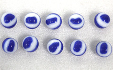 10 Marble King Rainbow Marbles Blue Patch  Ribbon - Showing Patches 1st Photo