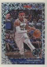 2019-20 Panini NBA Hoops Premium Stock Silver Lazer Prizm Tobias Harris #147 uk2