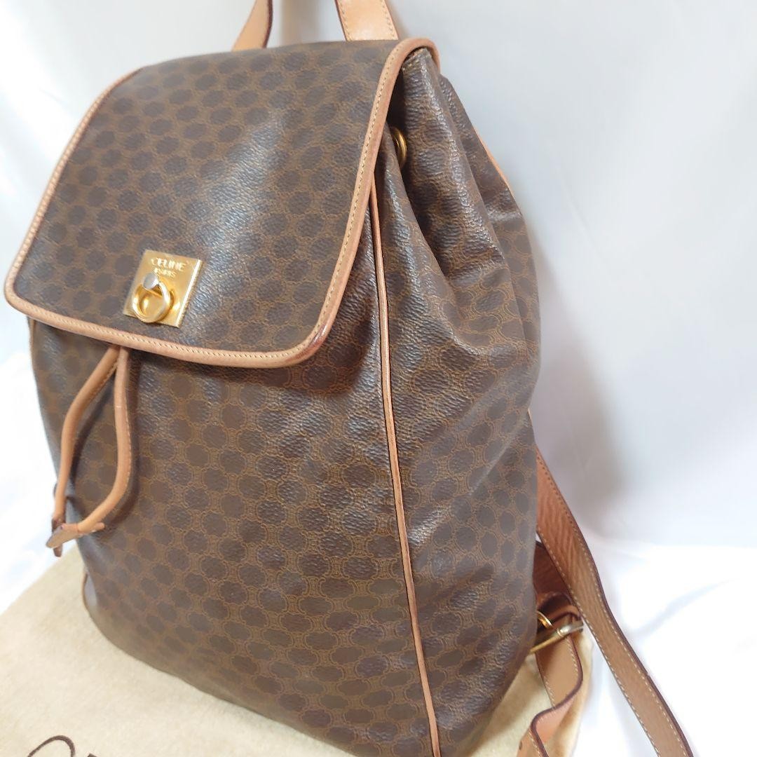 CELINE Macadam pattern mini backpack vintage - image 2