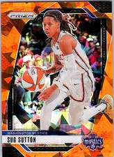 Sug Sutton 2024 Panini Prizm WNBA #51 Ice Orange Prizms
