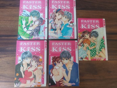 Faster Than a Kiss Manga Band 1 - 5  Romance, Drama, Slice of life, Comedy