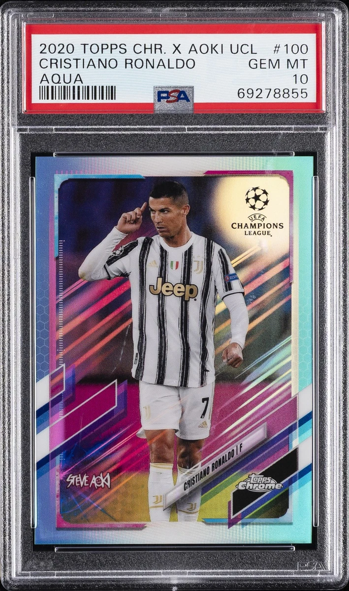 2020-21 Topps Chrome X Steve Aoki UCL Cristiano Ronaldo #100 for