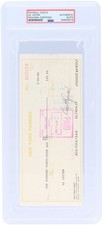 Al Leiter New York Yankees Autographed Check from March 3, 1986 PSA 84845918