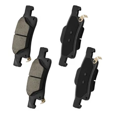 For 2012-2021 Jeep Grand Cherokee V6 3.6L Rear Ceramic Brake Pads Set of 4 D1498