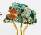 Atacamite Chile Natural Blue Green Stone Chrysocolla Decor 2.30 oz. 2.40" H2140 — photo 2