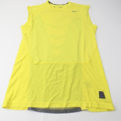 Nike Pro Compression Top Men's Yellow Used 3XL