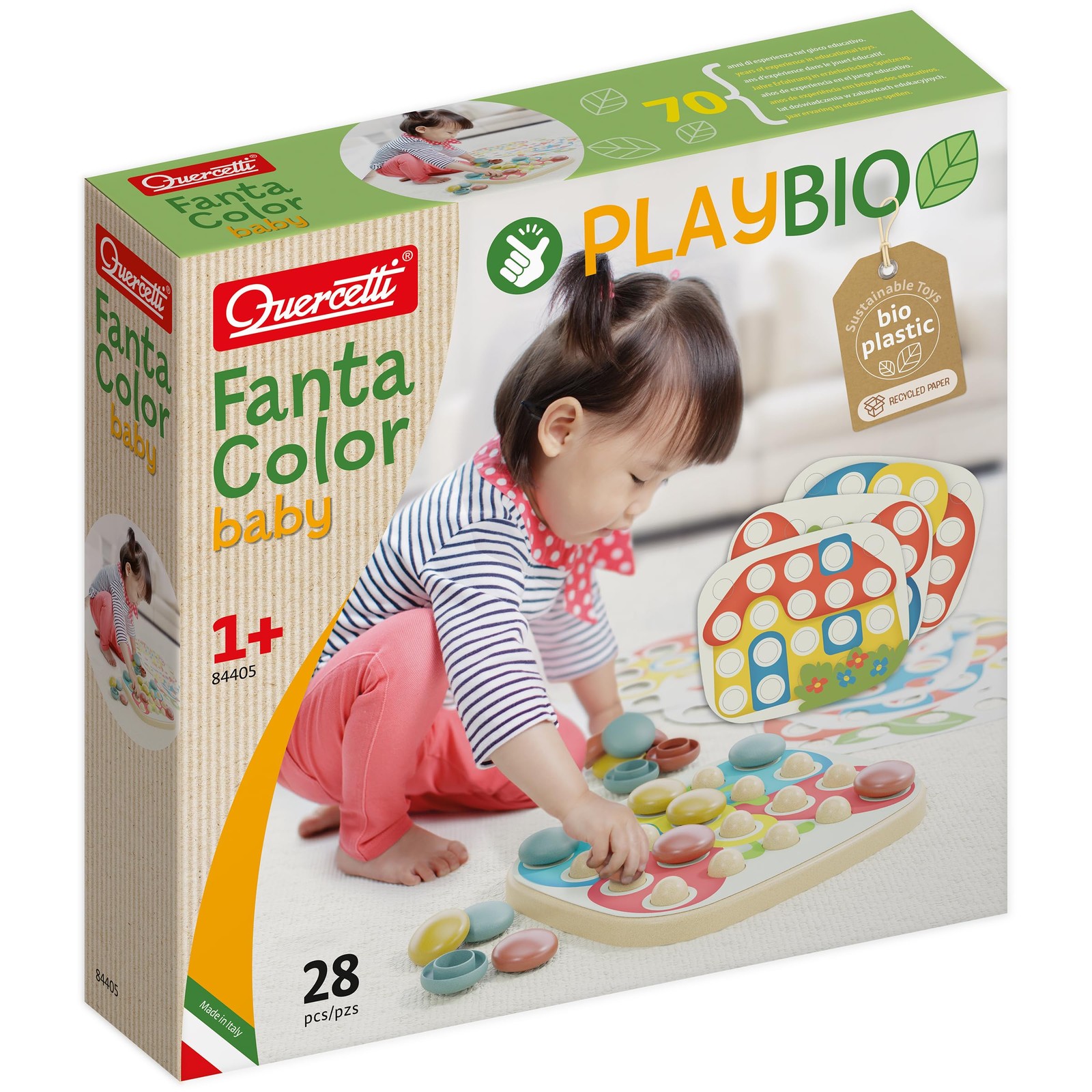 Quercetti 84405 Quercetti-84405 FantaColor Baby Play Bio 7490₽