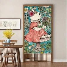 Character Tapestry Noren Yuko Higuchi Cat