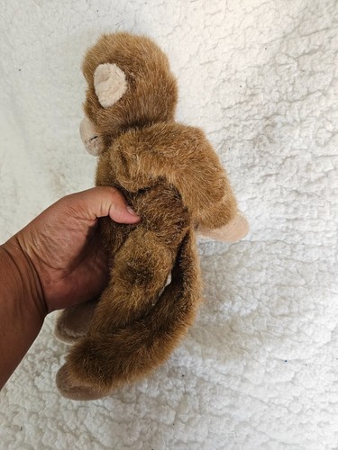 Vintage Boyds Collection Jointed Monkey Plush Stuffed Animal Brown Bean Bag 11" - Picture 5 of 13