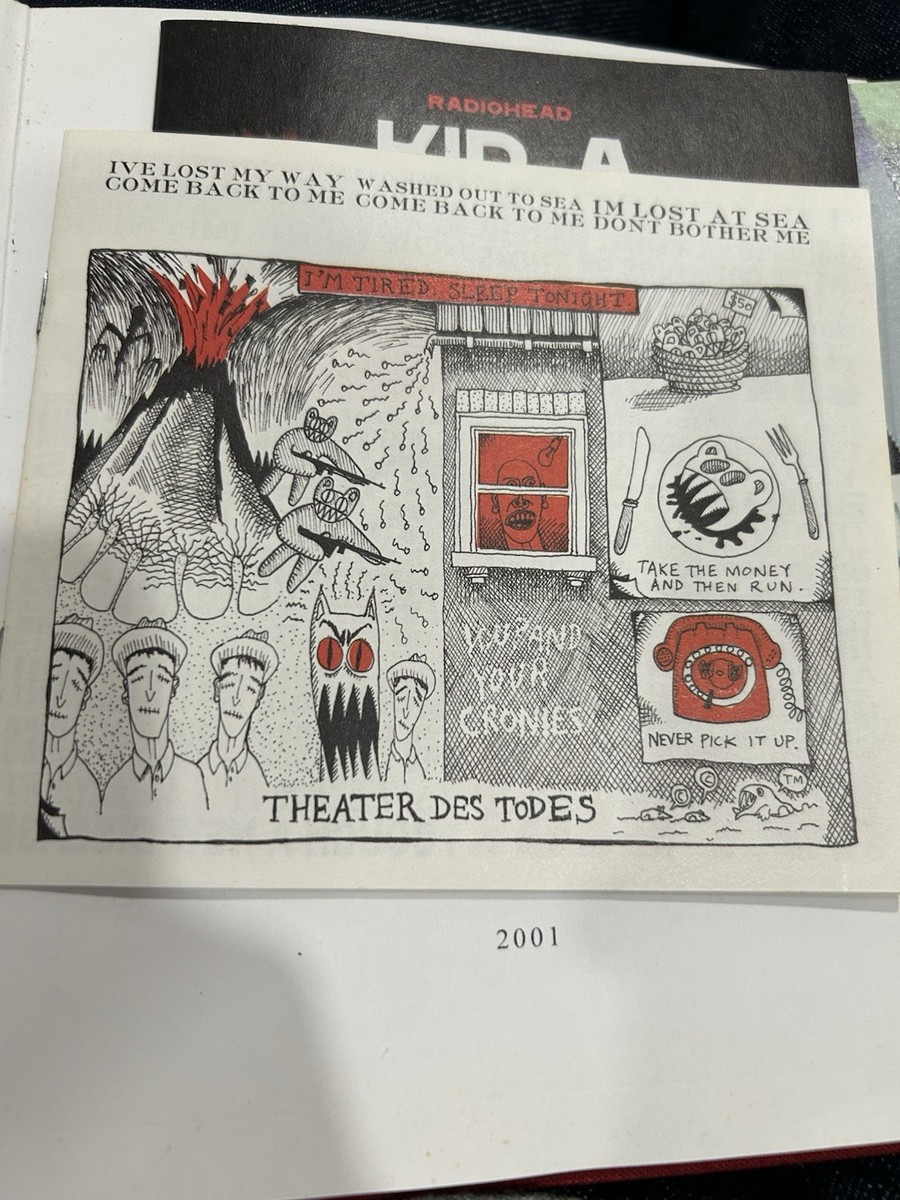 Radiohead - Amnesiac CD Limited Edition - Library Book + Kid A