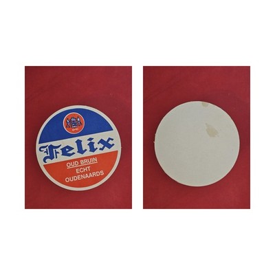Felix Oud Bruin Genuine Oudenaards Blue Semi Circle Brewery Beer Mat Beer