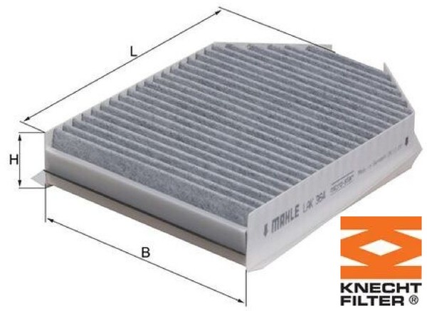 Knecht LAK364 Filter FüR Innenraumluft Innenraumfilter Filter Innenraum-image
