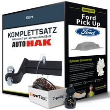 Für FORD Pick Up F150 Anhängerkupplung starr +eSatz 7pol uni 01.1993-08.2014 NEU