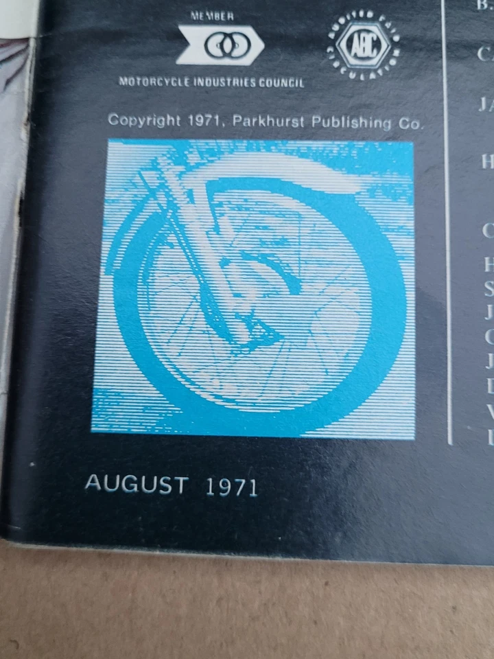 Cycle World August 1971 - Image 4 of 4