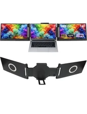 Aeezo 14" IPS Double Screen Laptop Monitor Extender LE1411