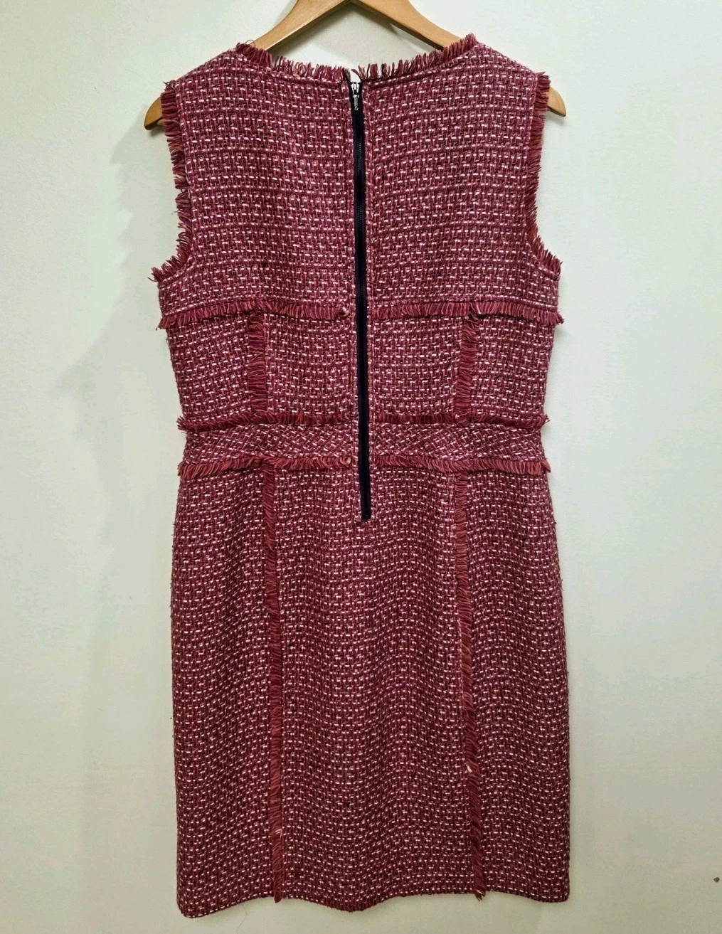 Abito donna Tory Burch 10 petula in tweed rosa