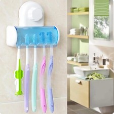 1pc Bathroom Accessories Set Toothbrush Holder - No Drilling, Bathroom Organizer
