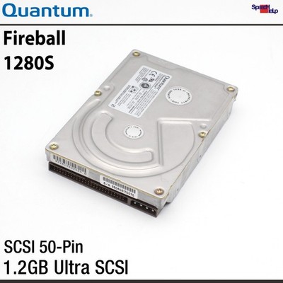 QUANTUM FIREBALL 1280S FB12S012 1.2GB 1280MB 50PIN SCSI HDD FESTPLATTE HARD DISK