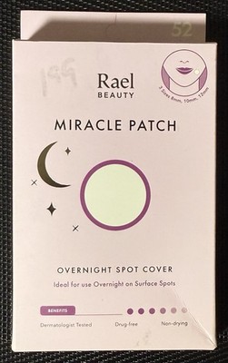 Rael Beauty Miracle Acne Patches Overnight Spot Cover Hydrocolloid 1 Pack 48ct