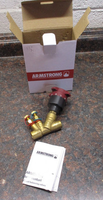 NEW Armstrong 571110LF-350 Valve 1/2''-300 PSI CBV050VSCR Balancing Valve