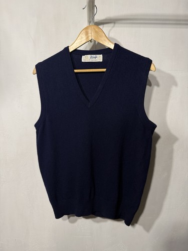 Pringle of Scotland, Pringle Of Scotland Vintage Cashmere Wool Vest Sweater Men M L EU 50 40 Ins
