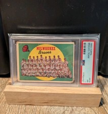 1959 Topps Braves Team #419 PSA 1 PR Milwaukee 