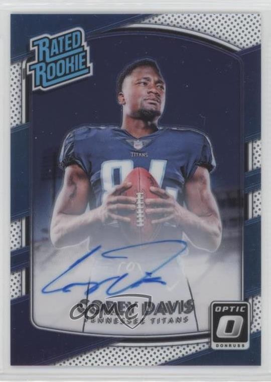 2017 Donruss Optic Rated Rookie Auto /150 Corey Davis #166 Rookie Auto RC