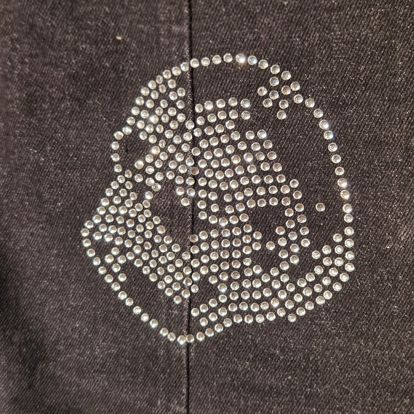 Women With Control Basic Jacket M Black Denim Col… - image 12