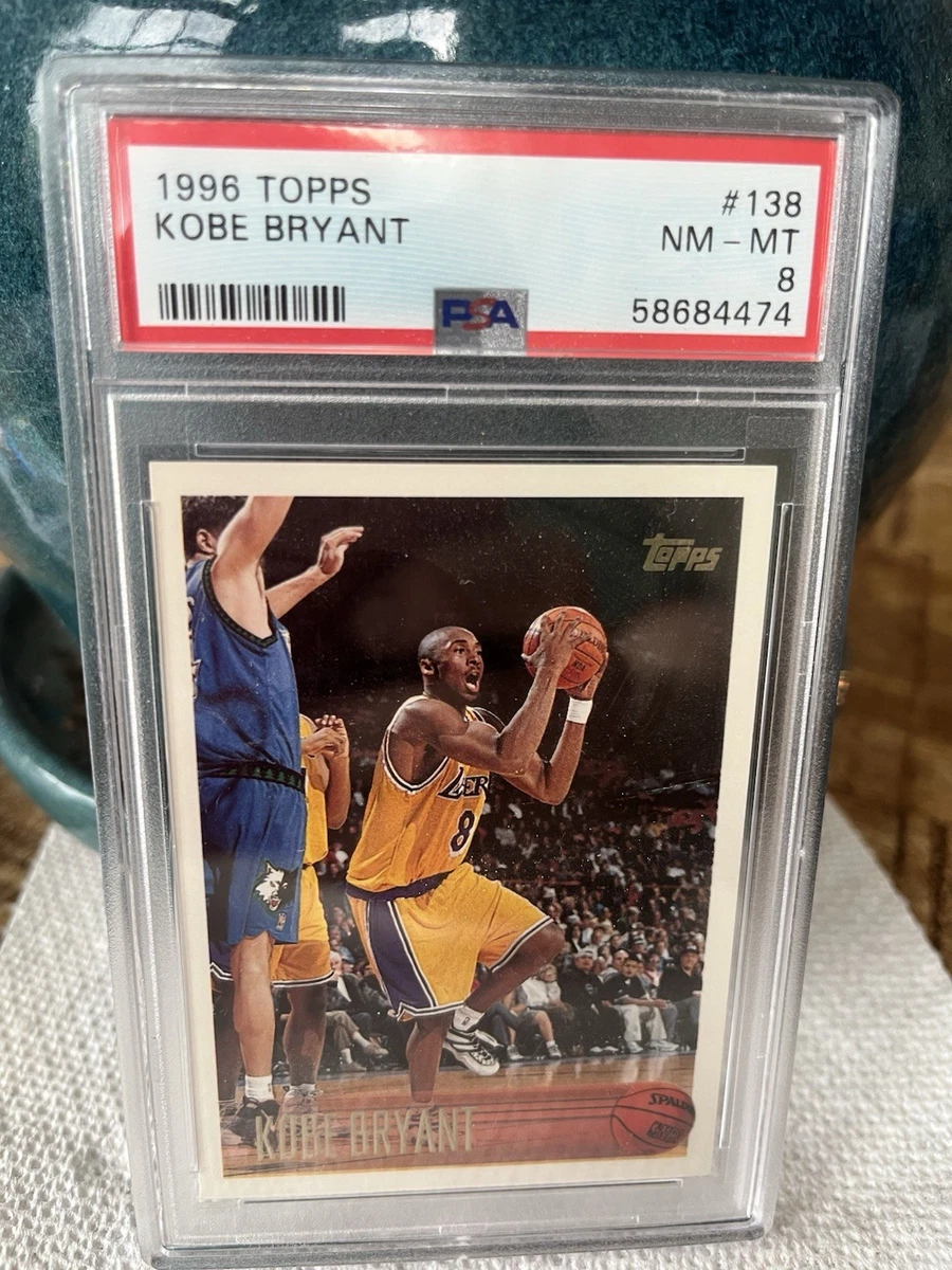 Kobe Bryant Basketball Grade 8 Rookie Sports Trading Cards