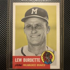 1991 Topps Archives The Ultimate 1953 Set - Lew Burdette #310