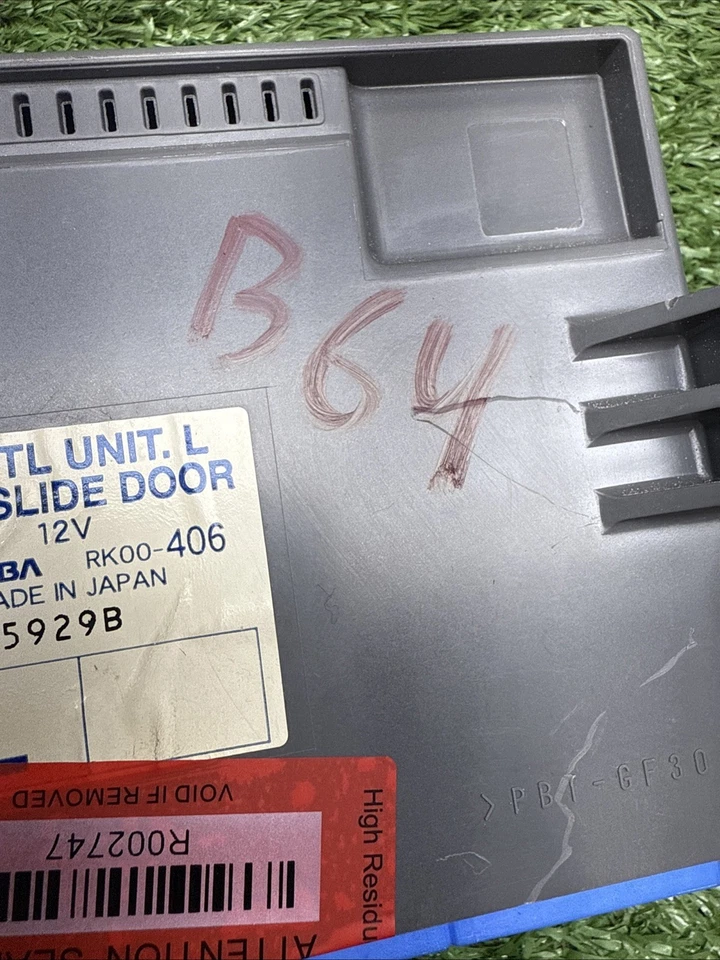 2005 2007 Honda Odyssey Power LEFT  Slide Door Control Module RK00-406 - Imagen 3 de 4