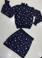 Janie and Jack Girl's Shining Star Sweater-skirt Sets Size 6 Years