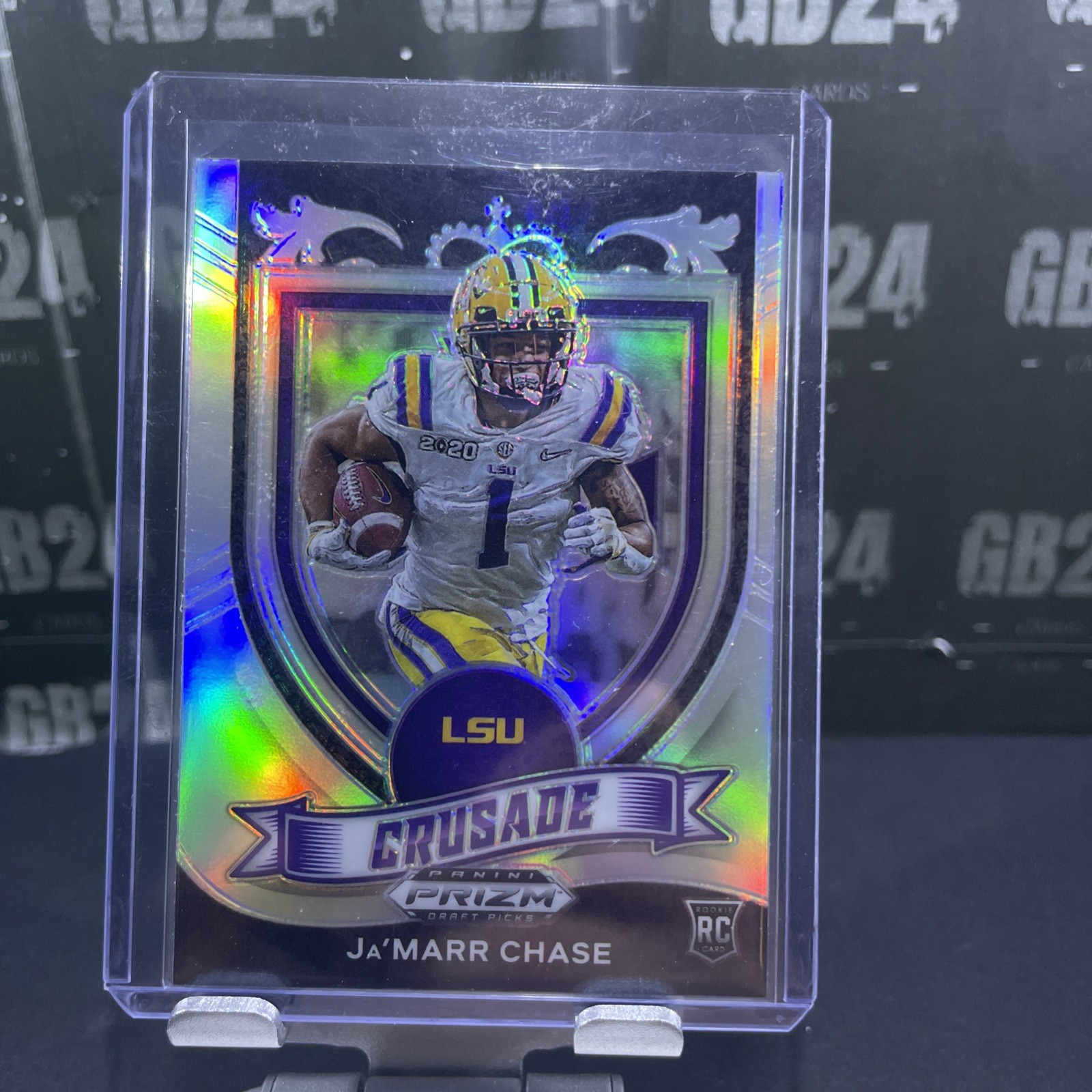 JaMarr Chase Panini Prizm Draft Picks #162 Silver