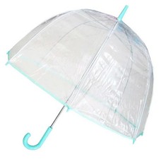 Conch Umbrellas 1265AXGreen Bubble Clear Umbrella- Dome Shape Clear Umbrella