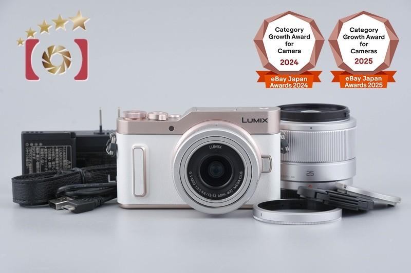 Panasonic LUMIX DC-GF10 White DSLR 12-32 25 Lenses [Japanese