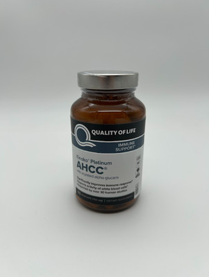 Quality of Life, Kinoko Platinum AHCC, 60 pflanzliche Kapseln