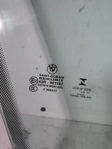 Bmw 218d F22 2 Series Coupe 2 Door 2015-2020 1995 Door Window (front Driver P39 - Picture 5 of 12