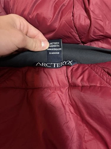 Arc'teryx Men's L Orange Kappa Hoodie Puffer Jacket Zip N70p GORE-TEX Infinium image 4