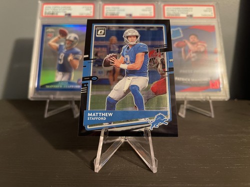2020 Panini Donruss Optic - Matthew Stafford #35 Black Pandora Prizm /25