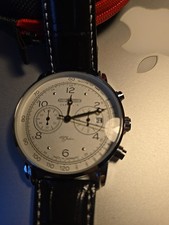 Image of Zeppelin 100 Years Silver Tone Dial Chronograph Watch