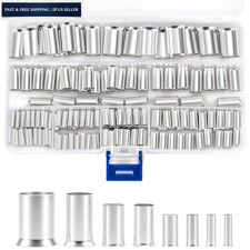 Wiewotsu 166Pcs Wire Ferrules Kit, Silver Copper Crimp Terminals