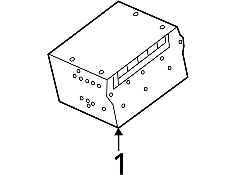 2015-2016 Nissan Pathfinder Am Fm Cd Player Radio Receiver QFCRU - Image 4 of 4