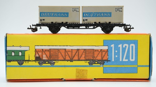 Zeuke TT 4520 Containertragwagen mit 2 Containern "Deutrans" DR | Zustand: Gebraucht