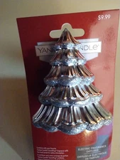 Yankee Candle ScentPlug Electric Fragrance Diffuser Silver Christmas Tree NEW