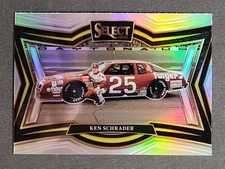 2025 Panini Select NASCAR Racing Pit Road Tier #129 Ken Schrader Silver Prizm