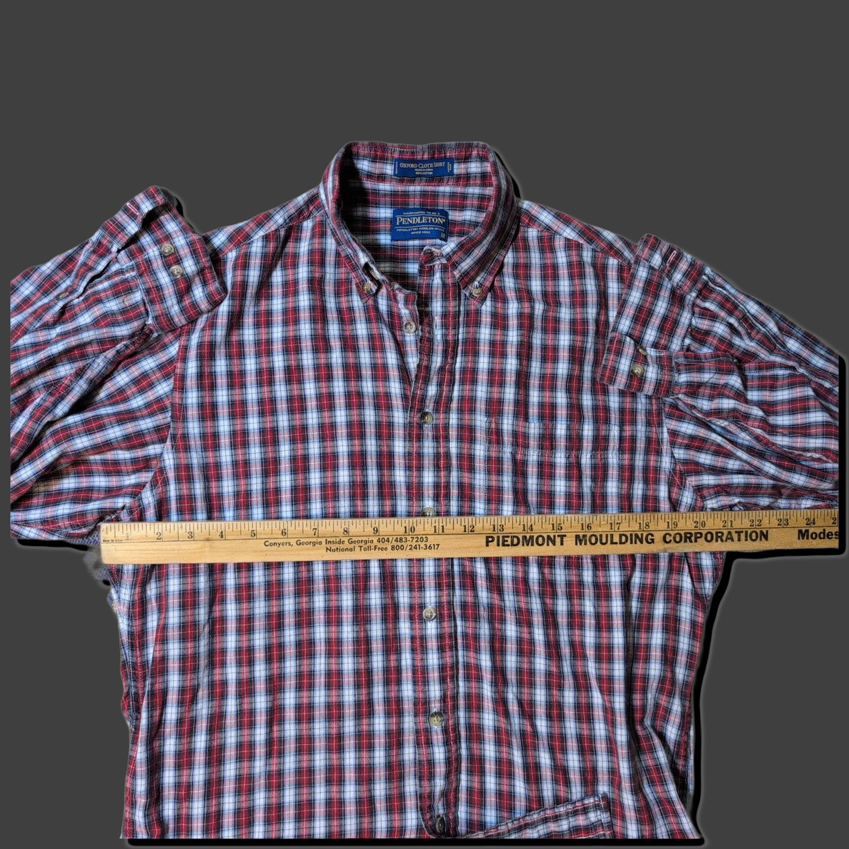 Pendleton Medium Oxford Cloth Button Down Shirt -… - image 5